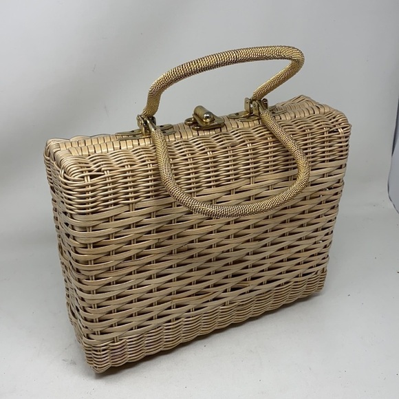 unbranded Handbags - Vintage Structured Large Rectangle Woven Purse
